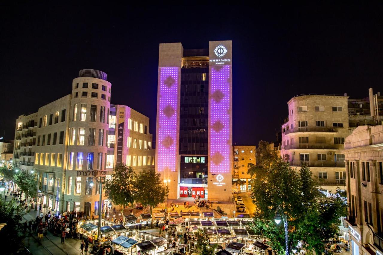 Herbert Samuel Kudüs Dış mekan fotoğraf The building at night